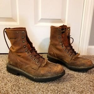 Wolverine womens size 8.5 lace up work boots